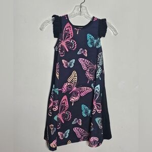 Deux par Deux girls sleeveless butterfly dress size 8